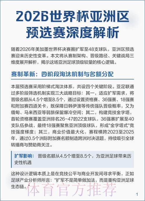 2026年世界杯赛事数据全面深度解析 2026年世界杯赛事数据全面深度解析